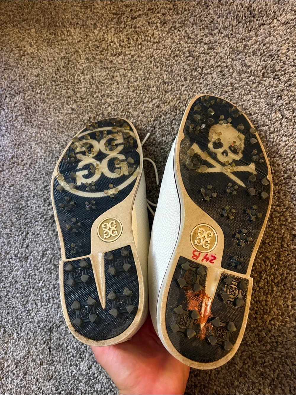 G/FORE pebbled leather